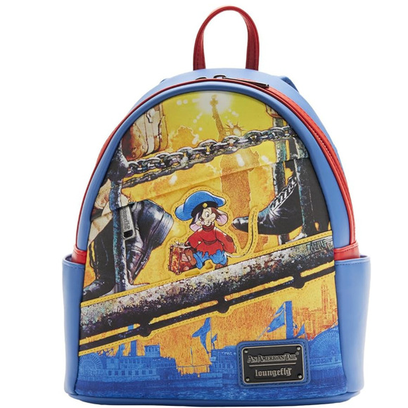 Loungefly NWT an American Tail FIEVEL Scene Mini Backpack - Picture 11 of 11